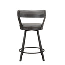  Homelegance Appert 5566-24GY3A Swivel Counter Height Chair IMAGE 3