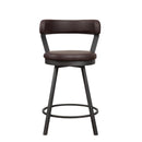  Homelegance Appert 5566-24BR3A Swivel Counter Height Chair IMAGE 1
