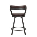  Homelegance Appert 5566-24BR3A Swivel Counter Height Chair IMAGE 3