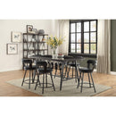  Homelegance Appert 5566-24BK3A Swivel Counter Height Chair IMAGE 5