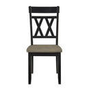  Homelegance Ogden 5985BKS Side Chair IMAGE 1
