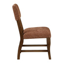  Homelegance Aiden 5898F4S Side Chair, Rust IMAGE 3