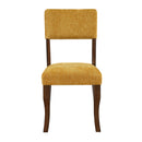  Homelegance Aiden 5898F2S Side Chair, Mustard IMAGE 1