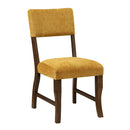  Homelegance Aiden 5898F2S Side Chair, Mustard IMAGE 2