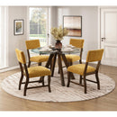  Homelegance Aiden 5898F2S Side Chair, Mustard IMAGE 6