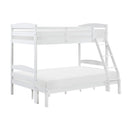  Homelegance Lani B2022WHTF-1 Twin/Full Bunk Bed IMAGE 1