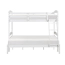  Homelegance Lani B2022WHTF-1 Twin/Full Bunk Bed IMAGE 3