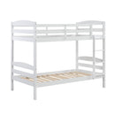  Homelegance Lani B2022WH-1 Twin/Twin Bunk Bed IMAGE 2