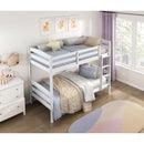  Homelegance Lani B2022WH-1 Twin/Twin Bunk Bed IMAGE 7