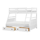  Homelegance Sloane B2024WHTF-1* Twin/Full Bunk Bed IMAGE 13