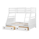  Homelegance Sloane B2024WHTF-1* Twin/Full Bunk Bed IMAGE 14