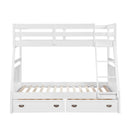  Homelegance Sloane B2024WHTF-1* Twin/Full Bunk Bed IMAGE 16