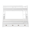  Homelegance Sloane B2024WHTF-1* Twin/Full Bunk Bed IMAGE 9