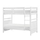  Homelegance Sloane B2024WH-1* Twin/Twin Bunk Bed IMAGE 1