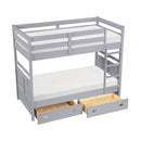  Homelegance Sloane B2024GY-1* Twin/Twin Bunk Bed IMAGE 17