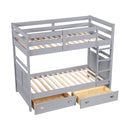  Homelegance Sloane B2024GY-1* Twin/Twin Bunk Bed IMAGE 18