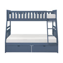  Homelegance Nora B2083BUTF-1* Twin/Full Bunk Bed IMAGE 13