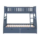  Homelegance Nora B2083BUTF-1* Twin/Full Bunk Bed IMAGE 14