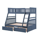  Homelegance Nora B2083BUTF-1* Twin/Full Bunk Bed IMAGE 18