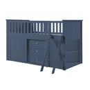  Homelegance Nora B2083BULL-1*BC2DR Low Loft Bunk with Bookcase and 2 Dressers IMAGE 4