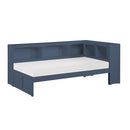  Homelegance Nora B2083BUBC-1BC* Twin Bookcase Corner Platform Bed IMAGE 1