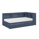  Homelegance Nora B2083BUBC-1BC* Twin Bookcase Corner Platform Bed IMAGE 3