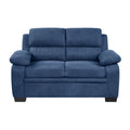  Manufacturer Color_Blue -- Holleman 9333BU-2 Love Seat IMAGE 1