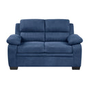  Manufacturer Color_Blue -- Holleman 9333BU-2 Love Seat IMAGE 1