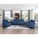  Manufacturer Color_Blue -- Holleman 9333BU-2 Love Seat IMAGE 5