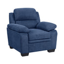  Manufacturer Color_Blue -- Holleman 9333BU-1 Chair IMAGE 2