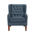  Manufacturer Color_Blue -- Homelegance Aria Stationary Fabric Accent Chair IMAGE 1