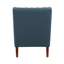  Manufacturer Color_Blue -- Homelegance Aria Stationary Fabric Accent Chair IMAGE 5