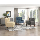  Manufacturer Color_Blue -- Homelegance Aria Stationary Fabric Accent Chair IMAGE 9