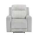  Homelegance Benton 9728LGY-1 Reclining Chair IMAGE 1