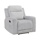  Homelegance Benton 9728LGY-1 Reclining Chair IMAGE 2