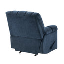  Manufacturer Color_Blue -- Homelegance Baldwin Rocker Fabric Recliner IMAGE 4