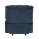  Manufacturer Color_Blue -- Homelegance Baldwin Rocker Fabric Recliner IMAGE 5