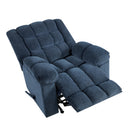  Manufacturer Color_Blue -- Homelegance Baldwin Rocker Fabric Recliner IMAGE 7