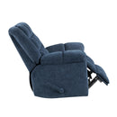  Manufacturer Color_Blue -- Homelegance Baldwin Rocker Fabric Recliner IMAGE 9