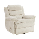  Manufacturer Color_Beige -- Homelegance Oxford Swivel Glider Fabric Recliner IMAGE 2