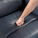  Manufacturer Color_Dark blue -- Thomas 9713DBU-1SW Swivel Glider Reclining Chair IMAGE 11