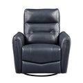  Manufacturer Color_Dark blue -- Thomas 9713DBU-1SW Swivel Glider Reclining Chair IMAGE 1