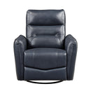  Manufacturer Color_Dark blue -- Thomas 9713DBU-1SW Swivel Glider Reclining Chair IMAGE 1