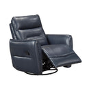  Manufacturer Color_Dark blue -- Thomas 9713DBU-1SW Swivel Glider Reclining Chair IMAGE 6