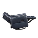  Manufacturer Color_Dark blue -- Thomas 9713DBU-1SW Swivel Glider Reclining Chair IMAGE 9