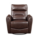  Manufacturer Color_Brown -- Thomas 9713BRW-1SW Swivel Glider Reclining Chair IMAGE 1