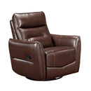  Manufacturer Color_Brown -- Thomas 9713BRW-1SW Swivel Glider Reclining Chair IMAGE 2