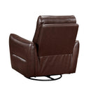  Manufacturer Color_Brown -- Thomas 9713BRW-1SW Swivel Glider Reclining Chair IMAGE 4