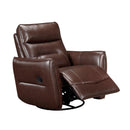  Manufacturer Color_Brown -- Thomas 9713BRW-1SW Swivel Glider Reclining Chair IMAGE 6
