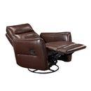  Manufacturer Color_Brown -- Thomas 9713BRW-1SW Swivel Glider Reclining Chair IMAGE 7